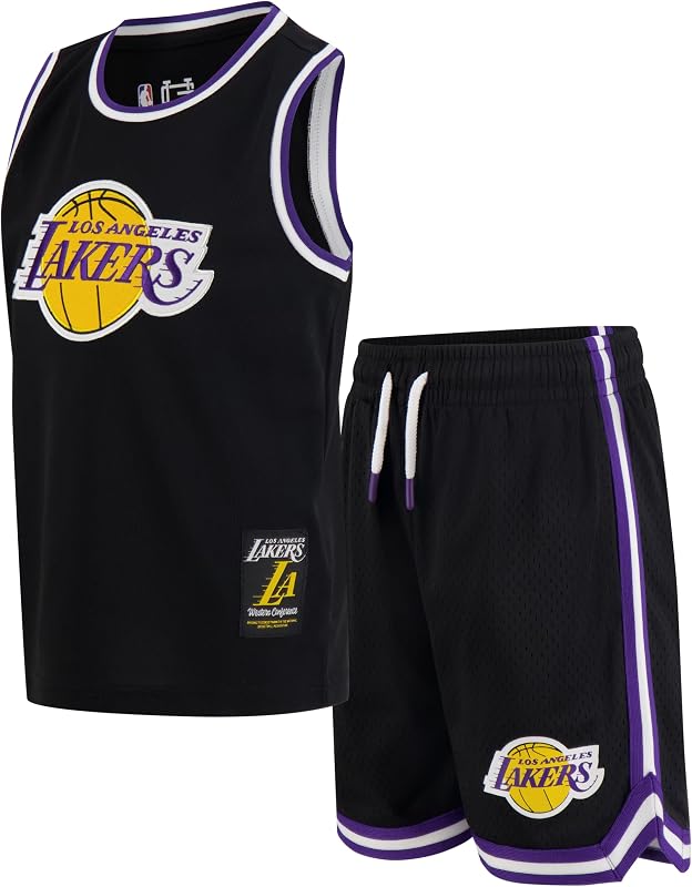 Ultra Game Boys NBA Official Super Soft Jersey Tank Top & Basketball Shorts Set