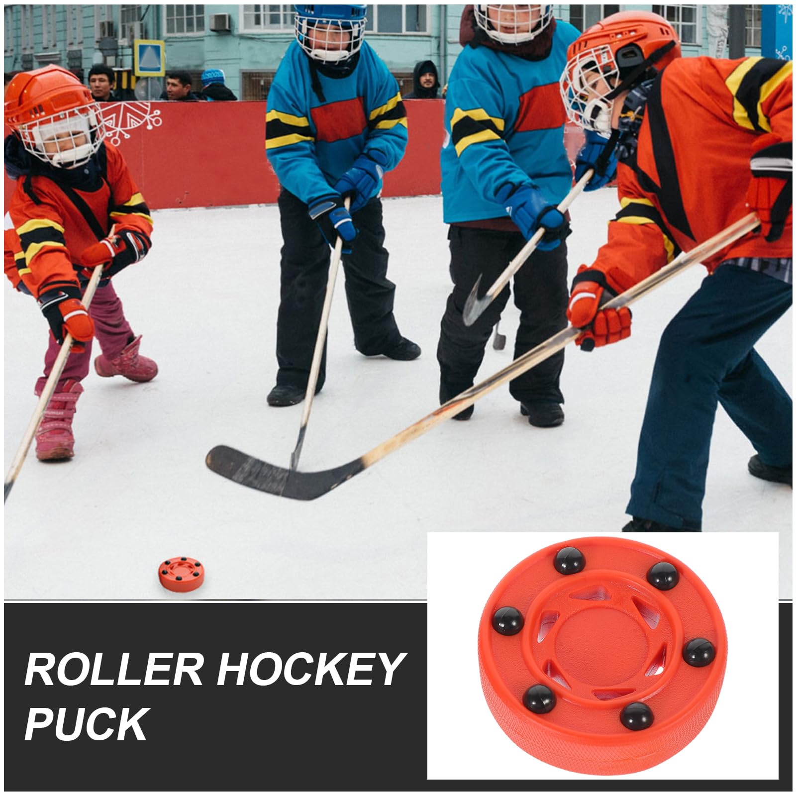 WINOMO Lot de 2 battes de Hockey sur roulettes - Entraînement de Street, Hockey