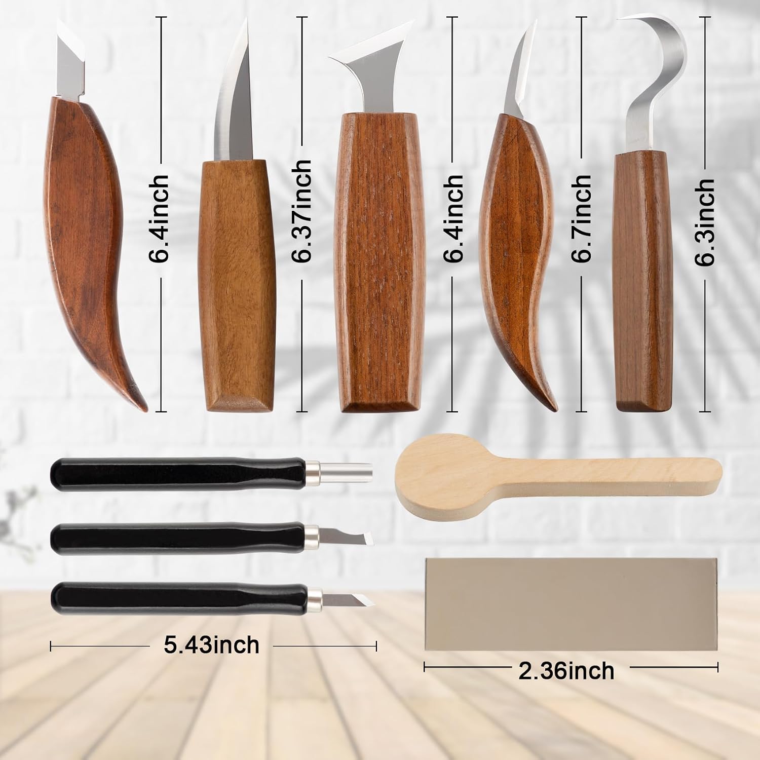 Wood Carving Kits, Wood Whittling Kit, Wood Carving Tools Kit, Wood Carving Kit for Beginners, Wood Whittling Knife Kit for Beginners with 8 PCS Wood Carving Knives, Wood Carving Kit for Adults