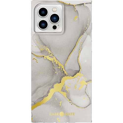 Case-Mate BLOX iPhone 13 Pro Max Case - Fog Marble [10FT Drop Protection] [Wireless Charging Compatible] Protective Phone Case for iPhone 13 Pro Max 6.7", Anti-Scratch, Shockproof, Matte Finish