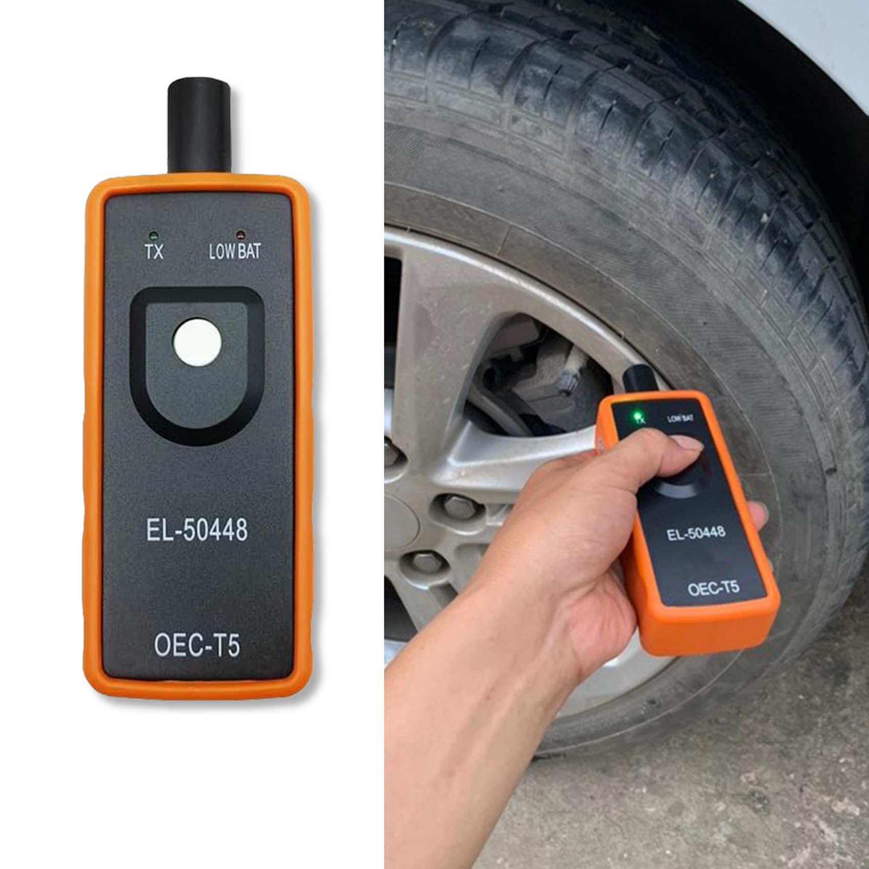 TPMS Relearn Tool, Automotive Tire Pressure Monitor Sensor Activation Reset Tool EL-50448 OEC T5, Car Accessories System Programming Training Universal for Most GM Series Models