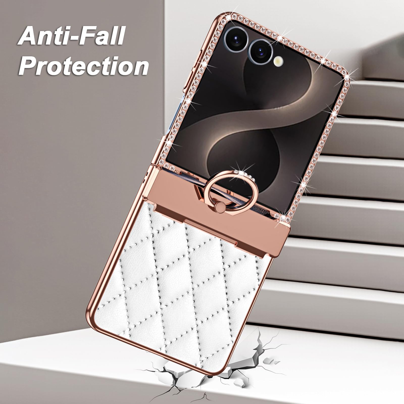 Custodia Galvanica for Samsung Z Flip 8 Slim Pelle