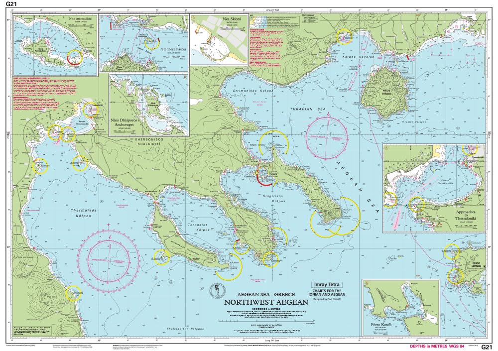 Imray Chart G21: Northwest Aegean Sea