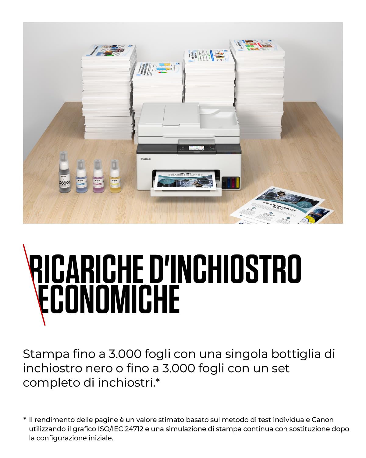 Canon Stampante WiFi per Casa e Ufficio MAXIFY GX2050 - Stampante Multifunzione MegaTank con Scanner, Fax e Fotocopiatrice per Casa | Connettività WiFi, Ethernet e USB