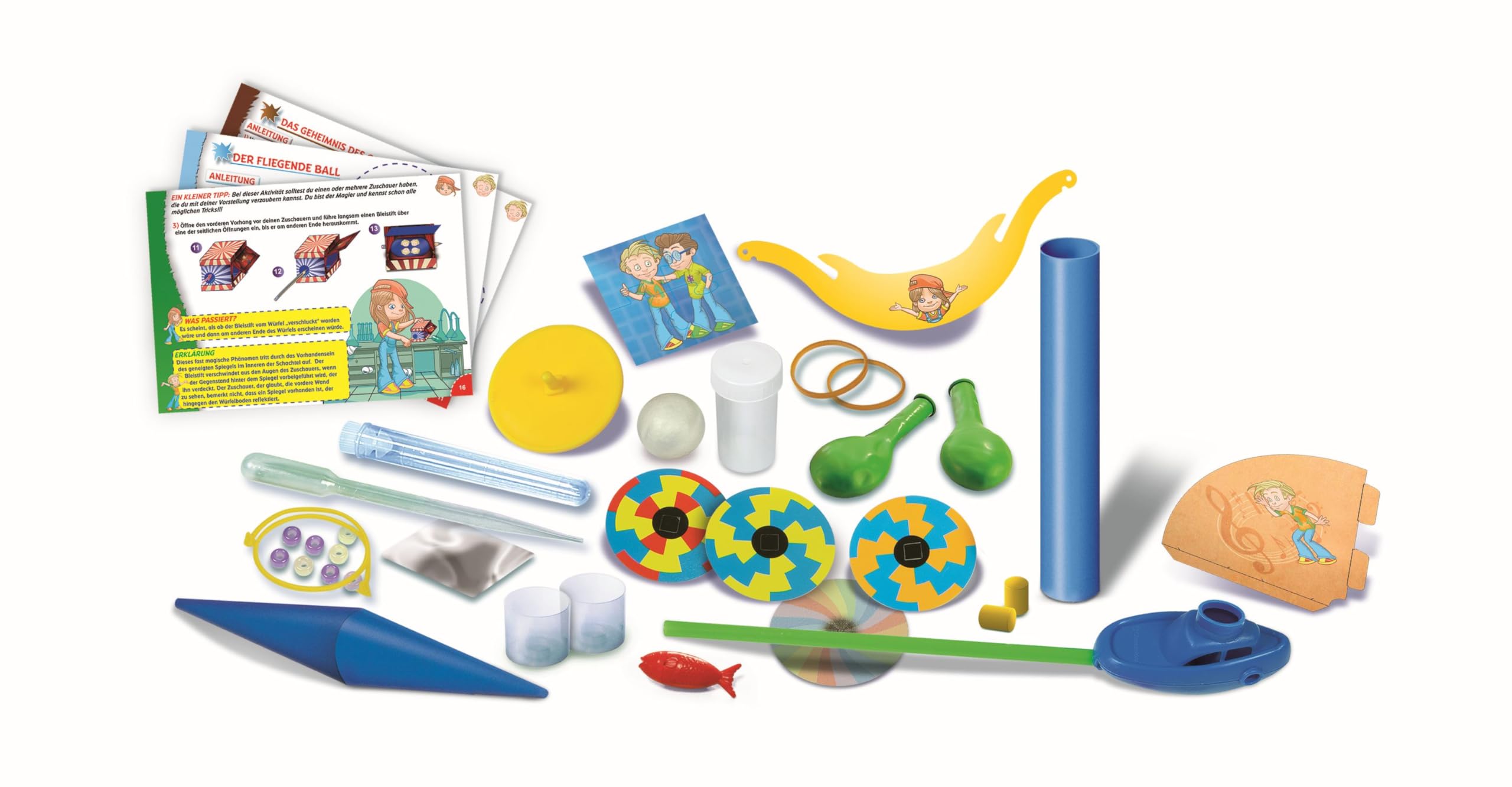 Galileo Lab 59396 - Caja de experimentación para niños en Edad Preescolar (20 experimentos científicos para niños a Partir de 5 años) Clementoni