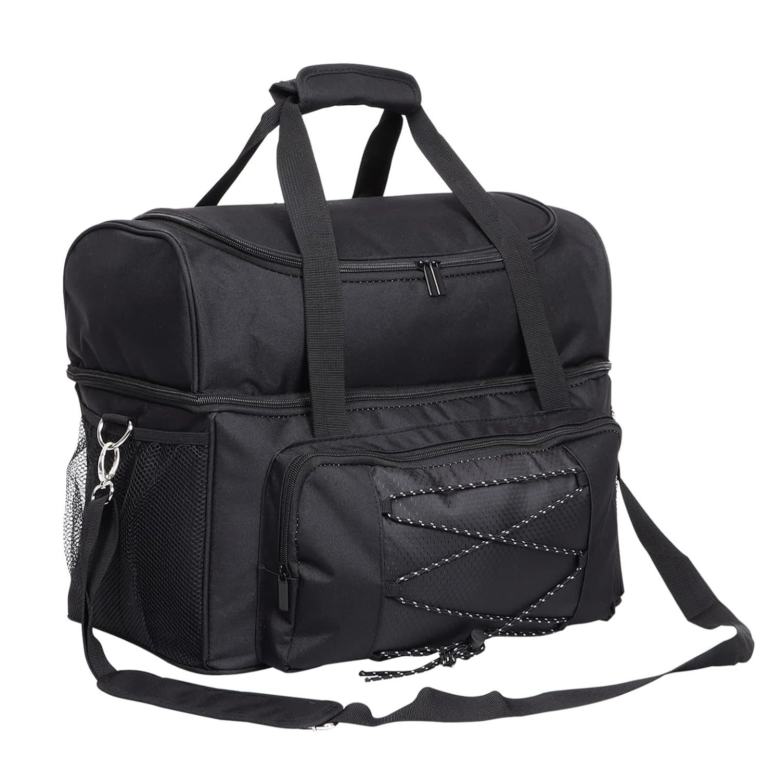 Sac de bowling – Sac de bowling avec supports de balles et séparateur rembourré – Sac de bowling double pour 2 balles avec support de balle pour homme