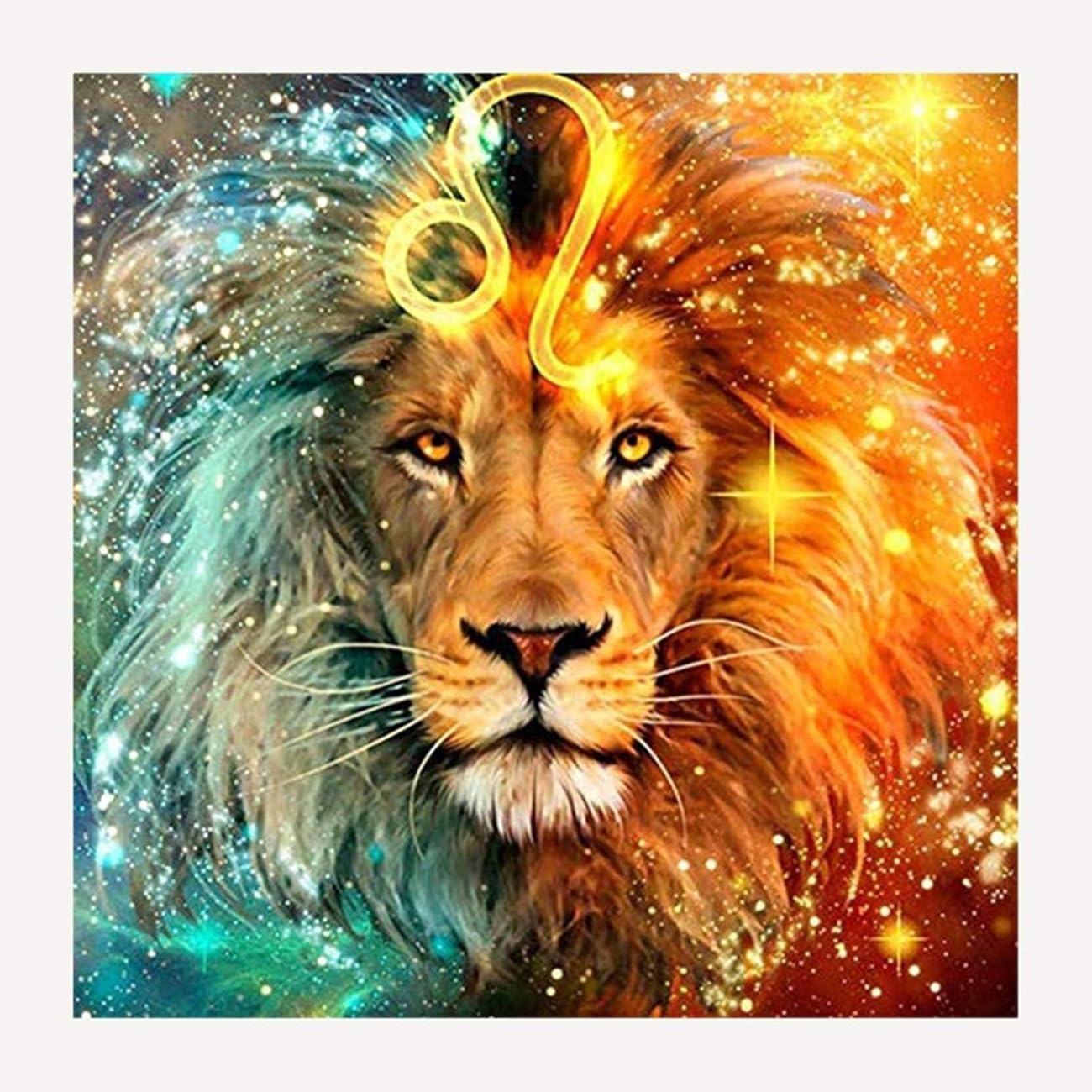 ANNIE 5D DIY Diamond Painting Kits Square Lion for Adults Diamond Art of Life Painting Full Drill Canvas Crystal Rhinestone Embroidery Cross Stitch Mosaic Pictures Painting Craft Kits (Lion)-image-20