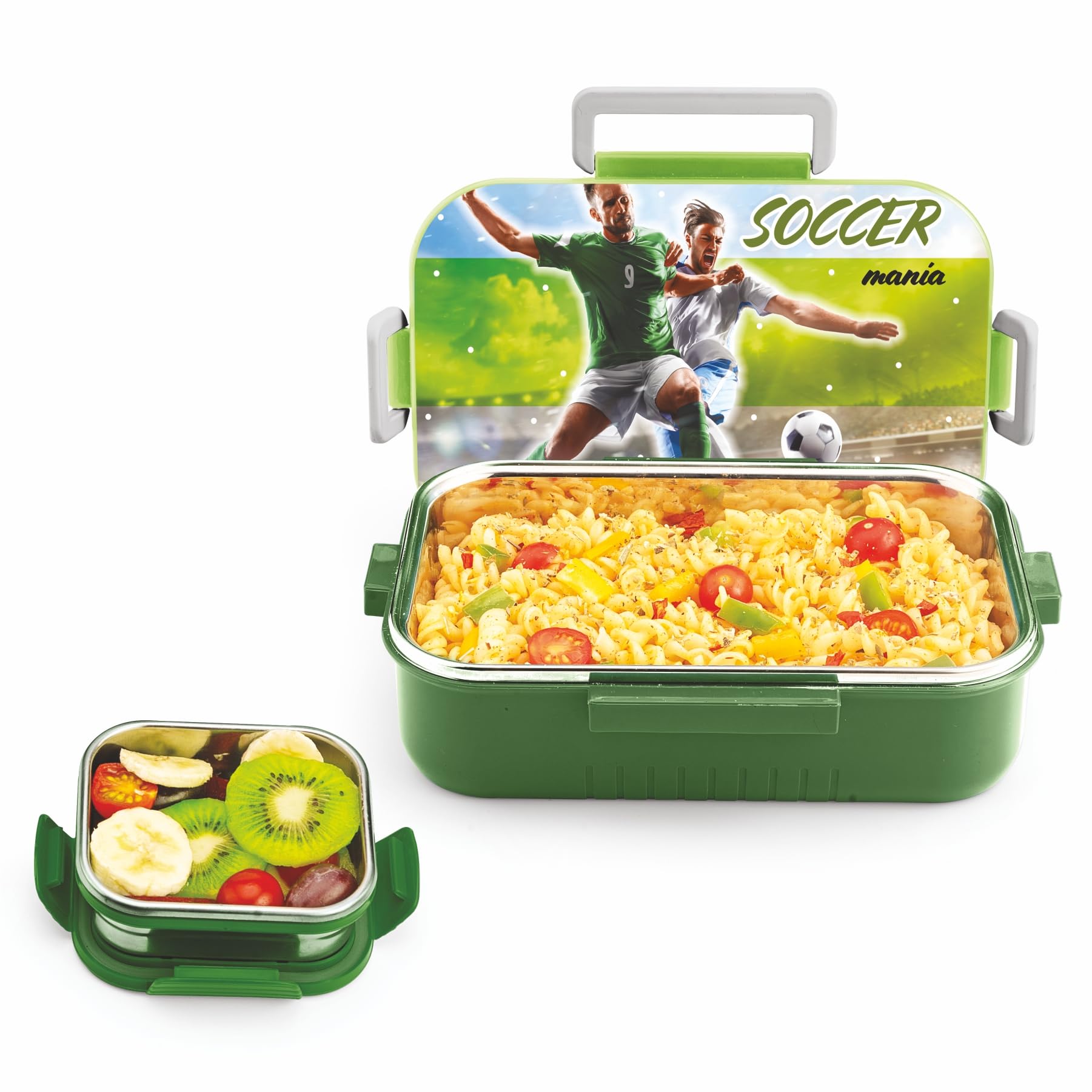 Signoraware Printed Chipmunk Puff Insulated 850ml+130ml Warm Compact Lunch Boxes for Men Women Kids with Puff Insulated Lid with Clip Lock/Air Tight Spill Proof/Food Grade Bpa Free(Rectangle|Green) (B0CVQXM9V8) Amazon Price History, Amazon Price Tracker