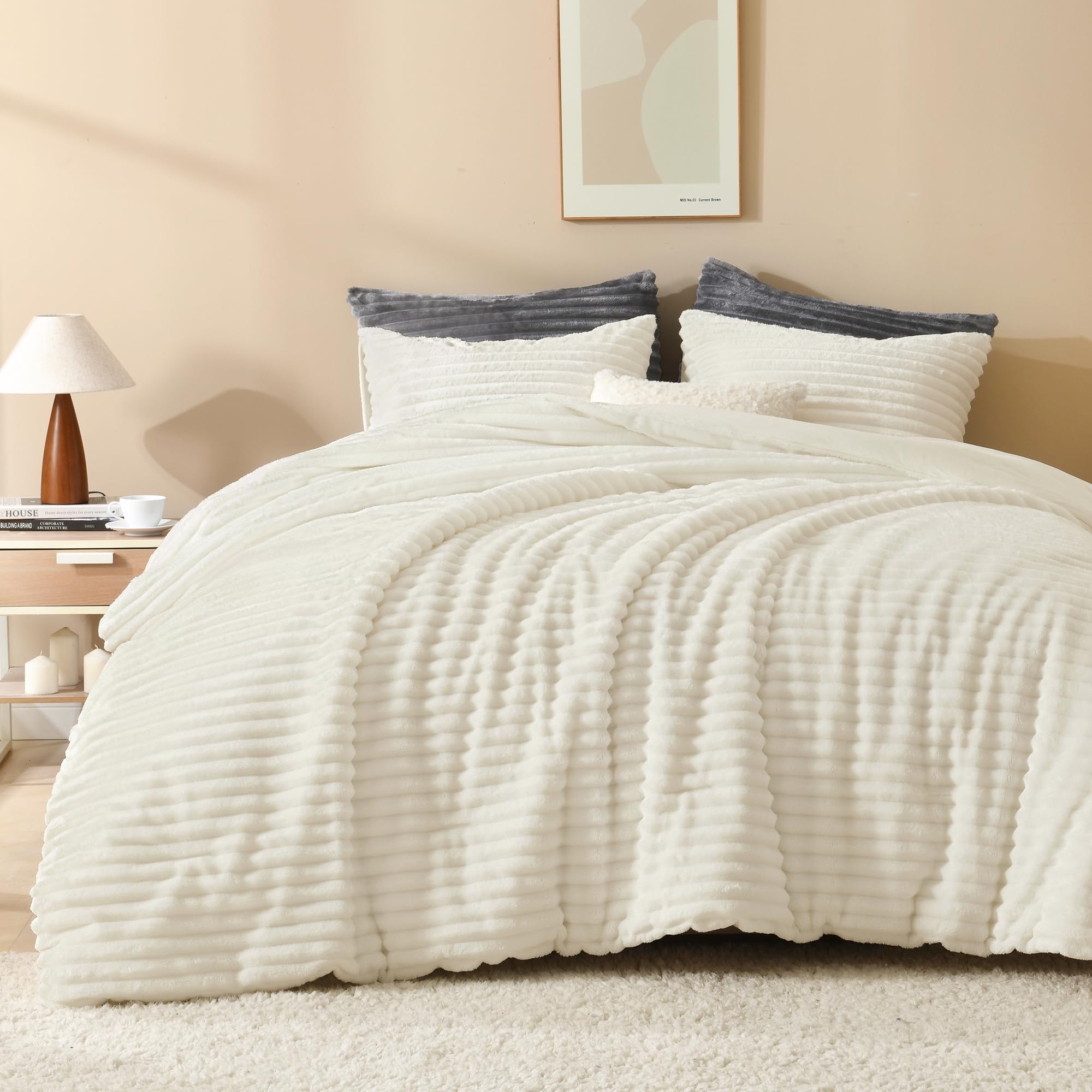 Andency Fluffy Queen Comforter Set
