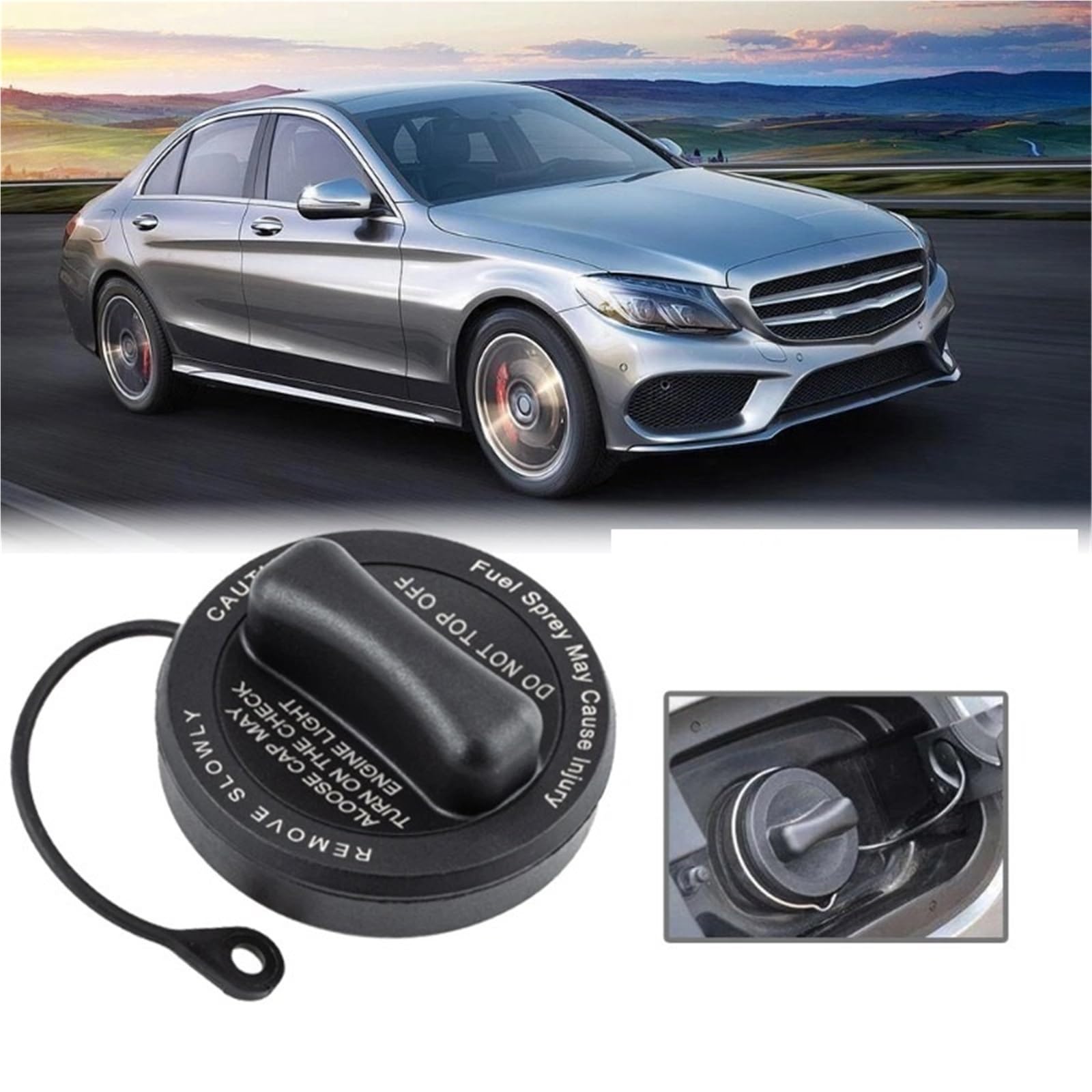 Do C CL CLS EG GLK SLK 2214700605 pokrywa zbiornika paliwa czapka kablowa linia liny Korek zbiornika paliwa