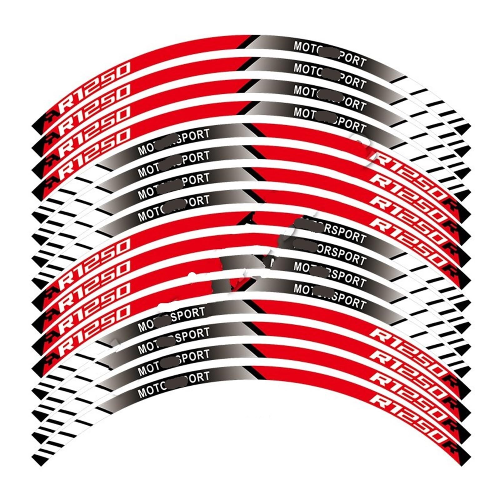 Reflective Sticker Motorcycle Wheel Rim Sticker Reflective Hub Stripe Tape Accessories Waterproof Decal for B&MW R1250R R1250RS R1250RT