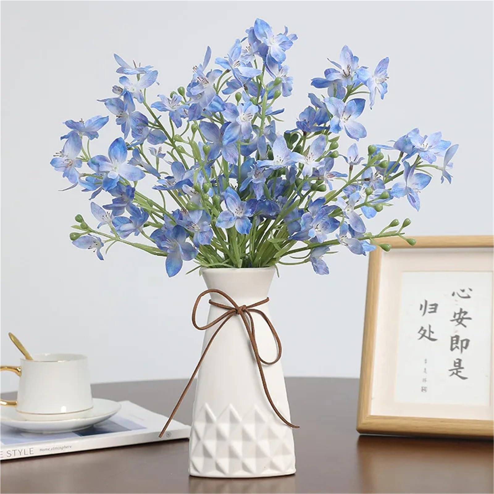 Künstliche Delphinium 10 Stück künstliches Delphinium