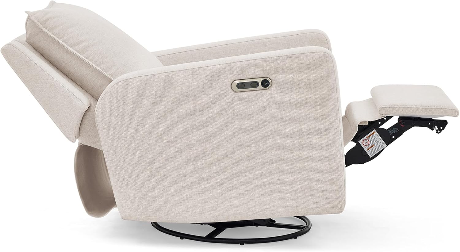 Delta Children babyGap Harlowe Power Recliner with USB-A and Type-C Ports Greenguard Gold Certified – Stain-Resistant Performance Fabric is Oeko-TEX Standard 100 Certified, Sand image 14 of 16 B0DYVVYMRL