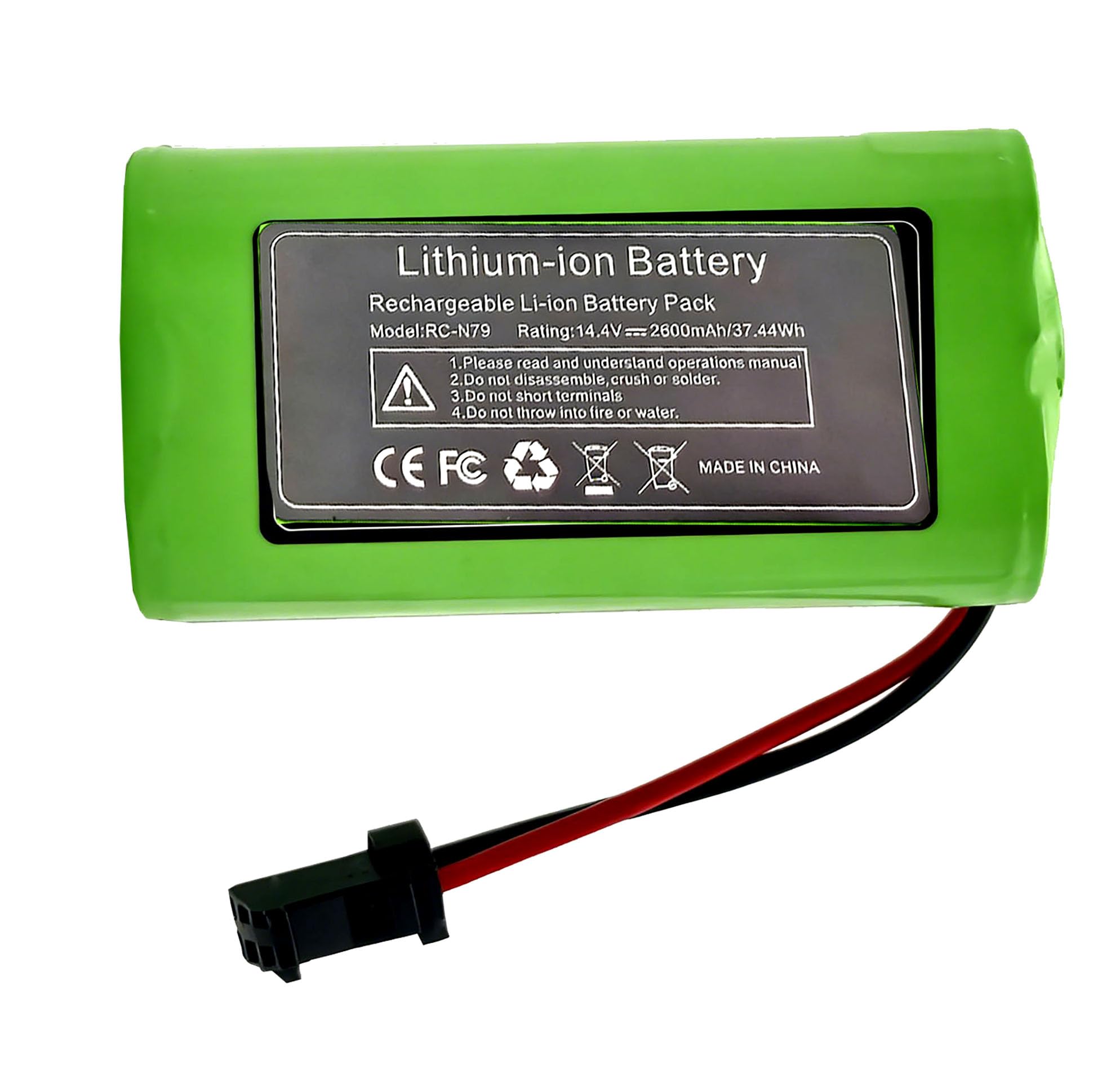 14.4 V 2.6 Ah Replacement Battery for Eufy RoboVac G10 G20 G30 G35 G40 Hybrid, for Ecovacs Deebot N79 N79S DN622, for Eufy 11 11S MAX 15C 15C MAX 25C Max 30 30C 30 Max 30 Max 30 Max 30 Max 30 Max 30