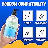 Vista 3 de Lubricante a base de agua, lubricante personal para hombres, mujeres y parejas, lubricante anal para una comodidad suave y duradera, antiadherente