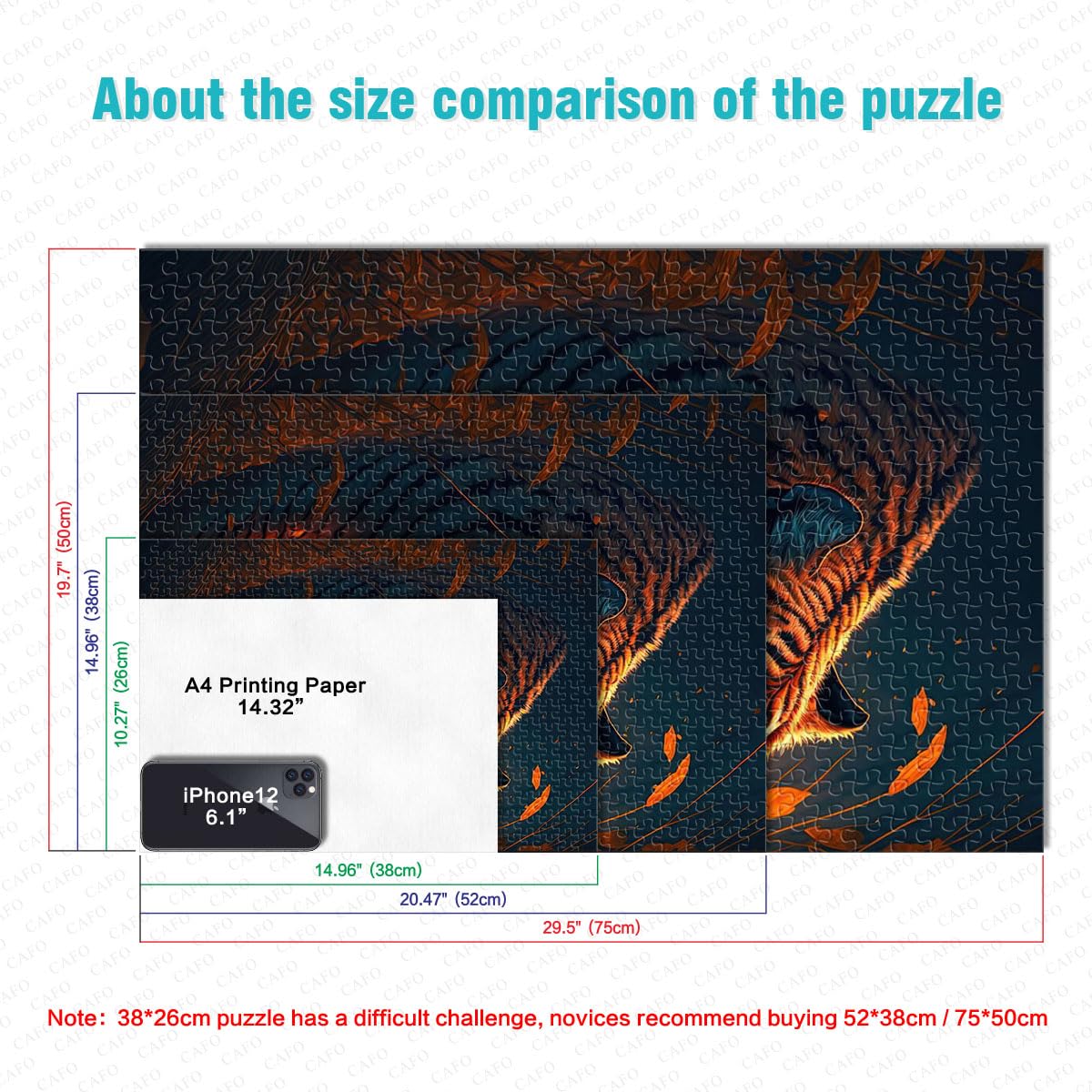 Puzzle De 1000 Piezas Para Adultos: Tigre De Neón En La Jungla – Regalo Original Y Relajante