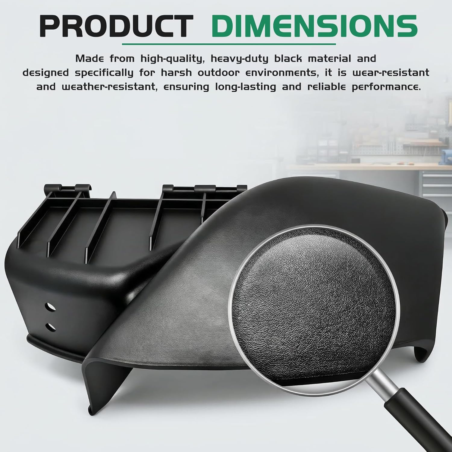 shiosheng Replacementparts Snapper Mower Deck Deflector/Discharge Chute 7026233YP fit for B&S 25-33" Mower Deck