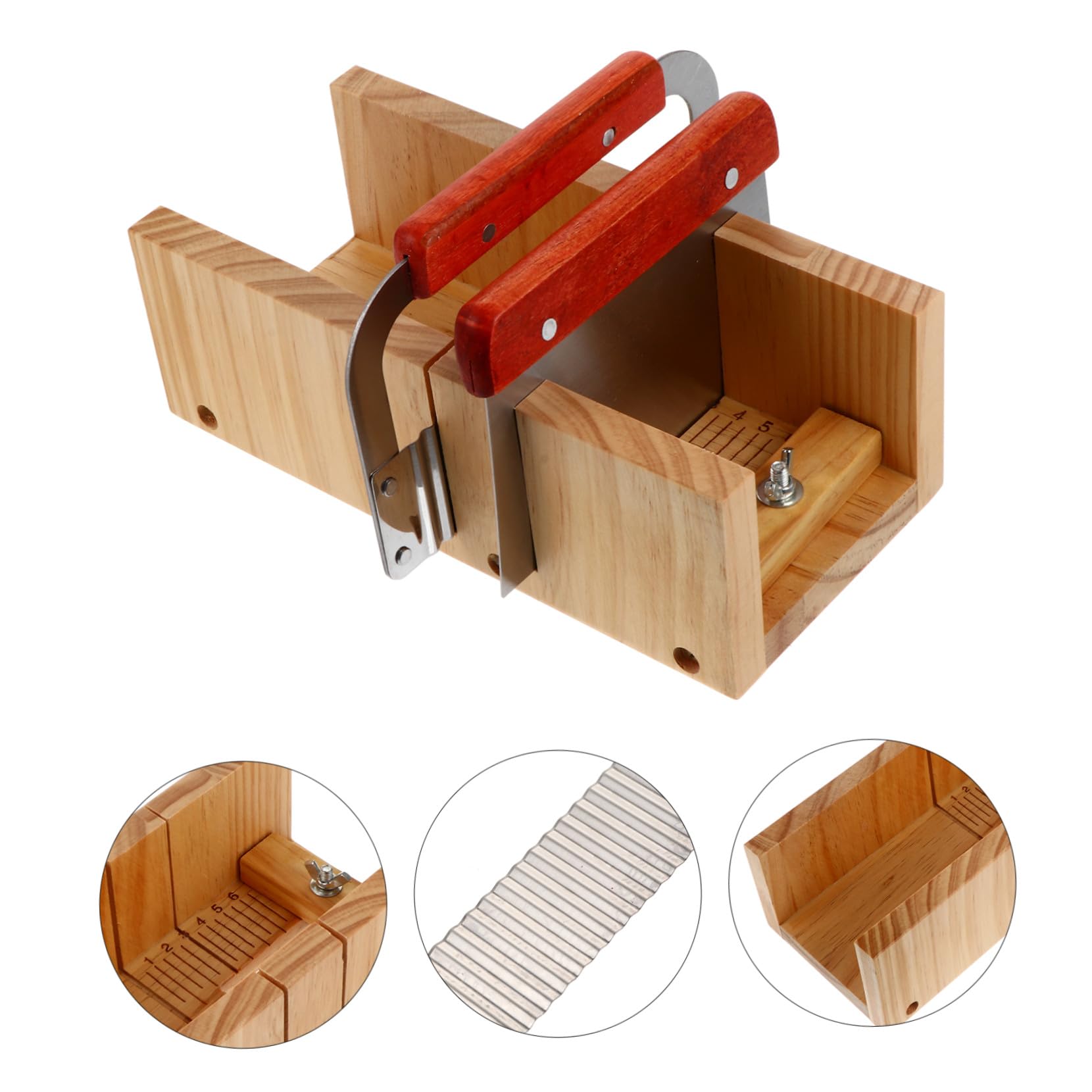 2 Ensembles Couteau à Ajustable Outil de Coupe Artisanale pour Faits Main Gâteaux et Lame Inoxydable
