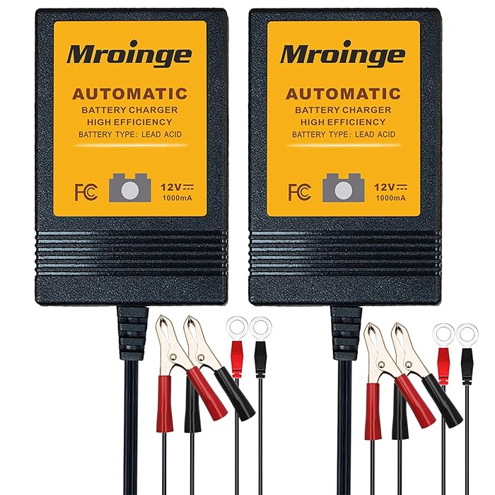 Buy Trickle Charger, Mroinge 12V Automatic Smart Battery Charger and