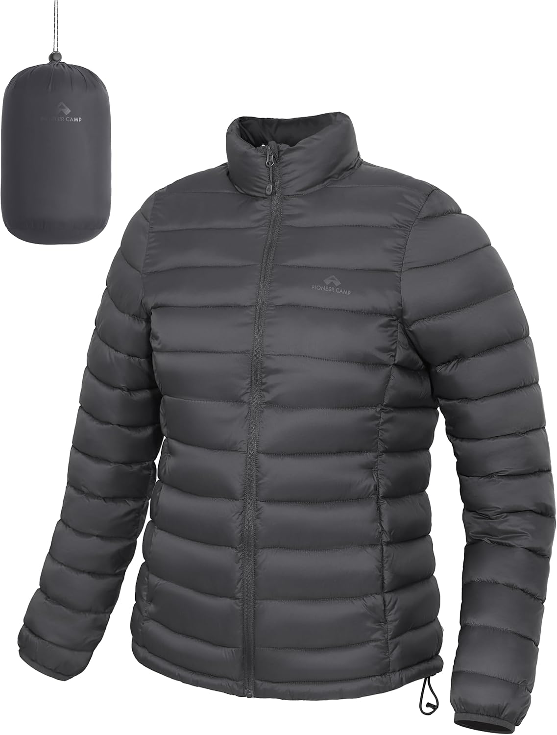 Pioneer Camp Women's Packable Puffer Jacket Winter Lightweight Quilted Coat Water-Repellent Insulated Thermal Warm Outerwear