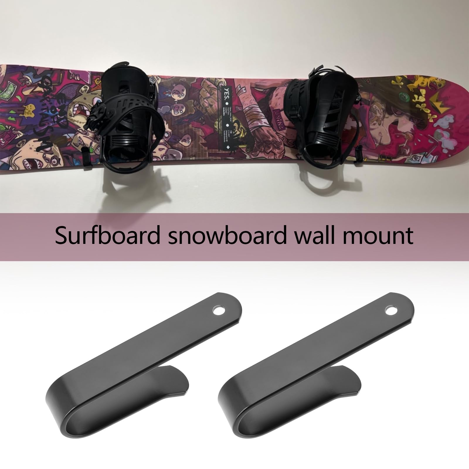 Support mural pour planche de surf - Bosity - Présentoir mural pour Support mural pour planche de surf - Bosity - Présentoir mural pour