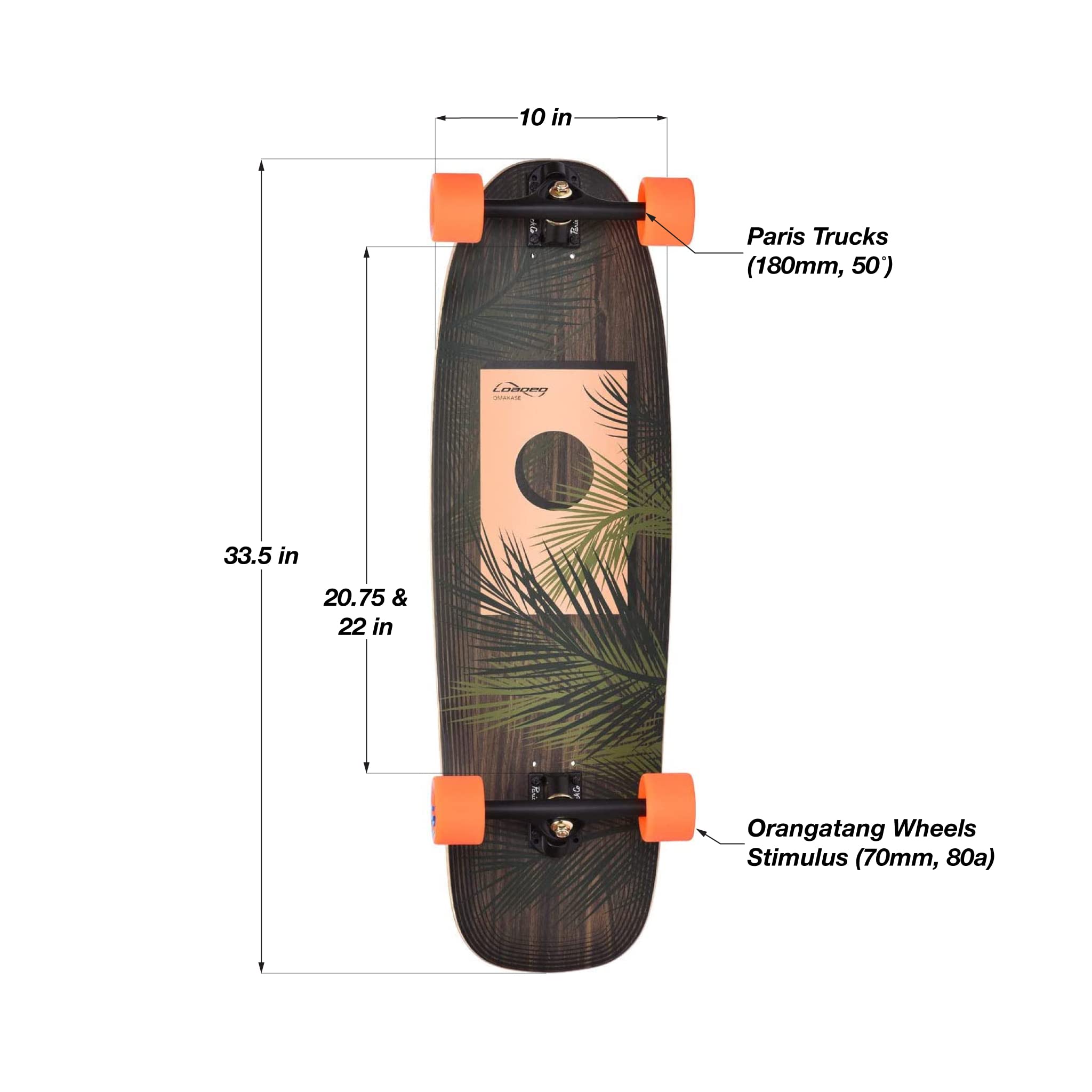 Loaded Boards Omakase Longboard Complet en Bambou