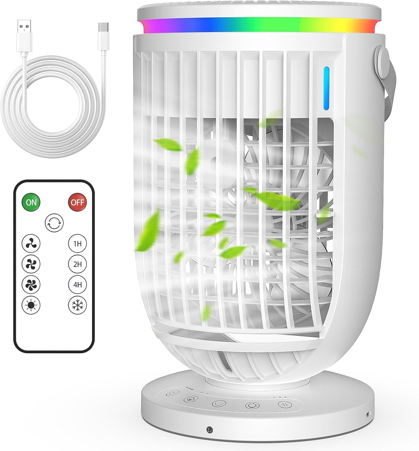 Portable AC for Room and Office, AI Portable Air Conditioner Fan with 120° Rotation Function, JYew Mini Evaporative Air Conditioner, Portable AC Unit with Fan-image-36