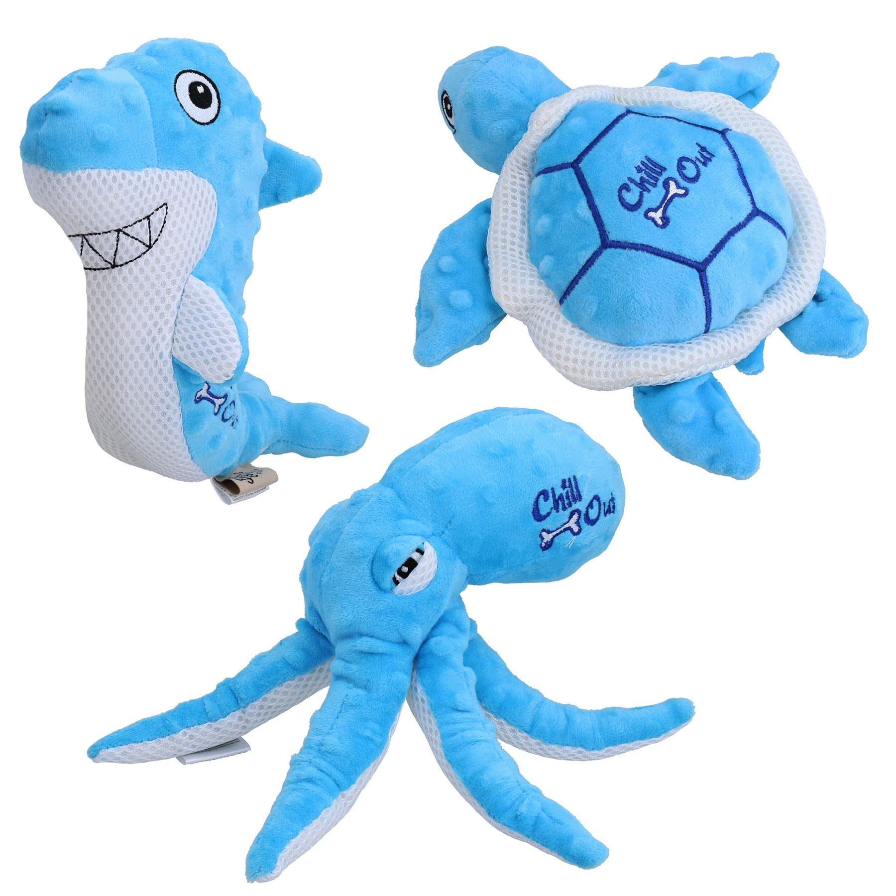 AB Tools Lot de 3 Jouet Chien Peluches en Forme d'Animal Relaxant