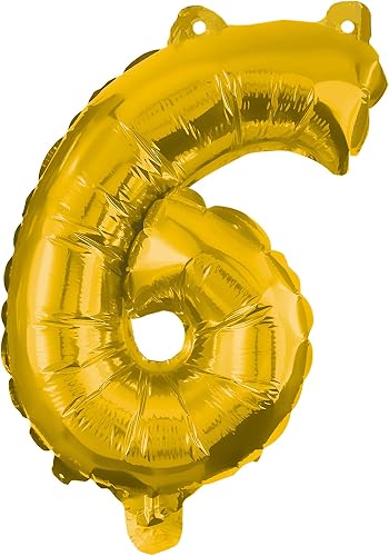 12 Inch Airfilled Gold Foil Balloon 6