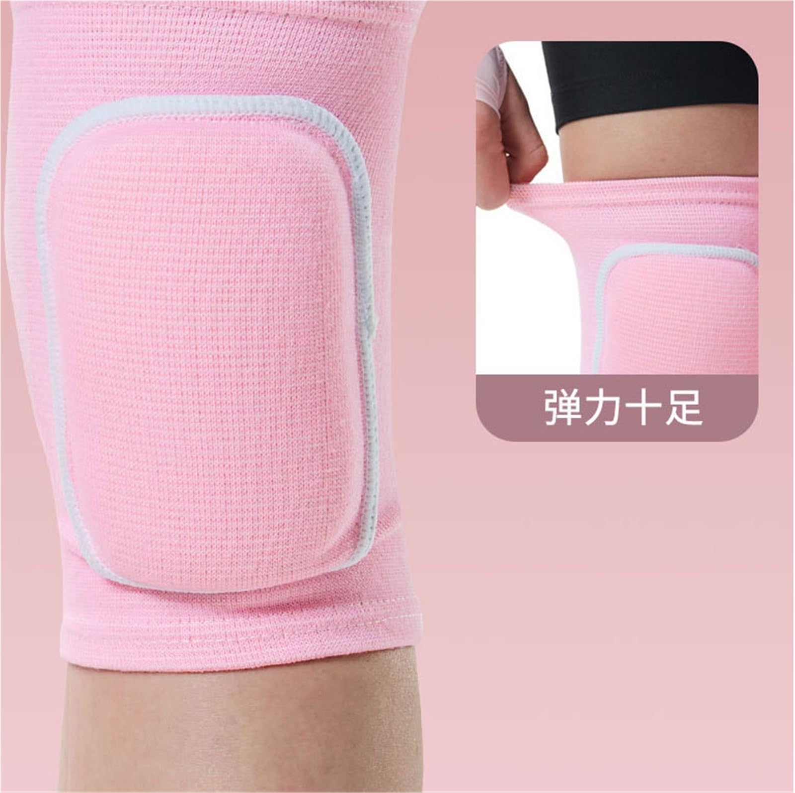 Ginocchiera Un Paio di Ginocchiere in Spugna Adatte for Pallavolo, Danza, Fitness, Basket Tutore Ginocchio(Blue,Large)