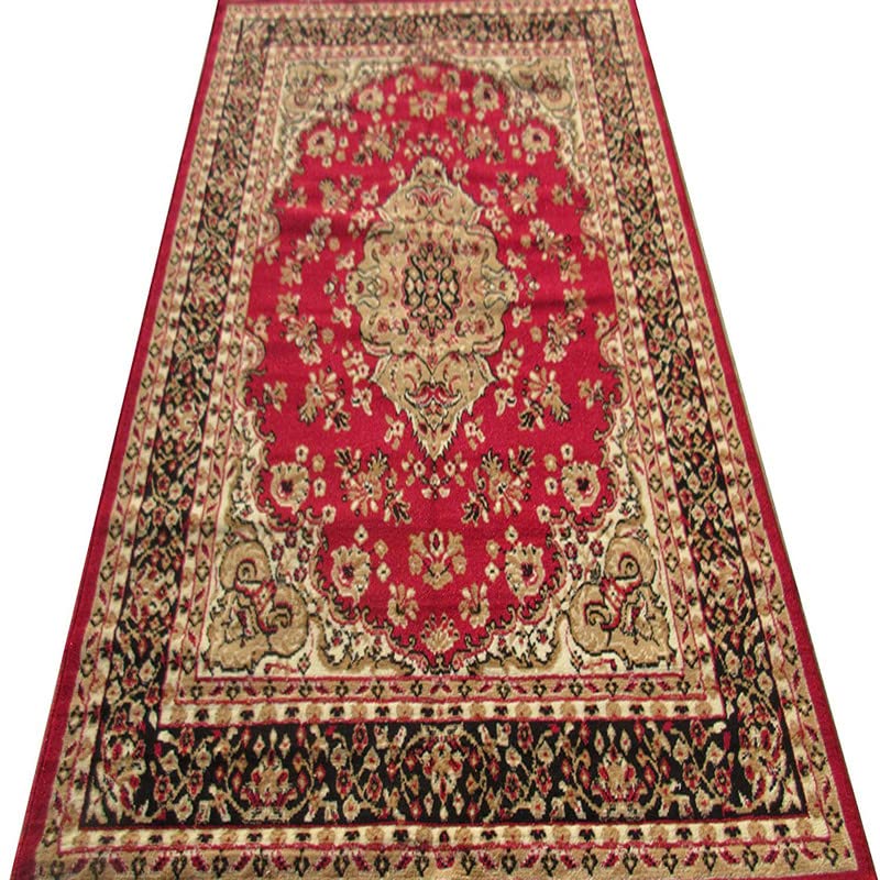 Image of Home Decore Acrylic Carpet for Your Living Room & Drawing Room Aywhere in Your Home (150x210 Red Colour)- 5x7 Feet