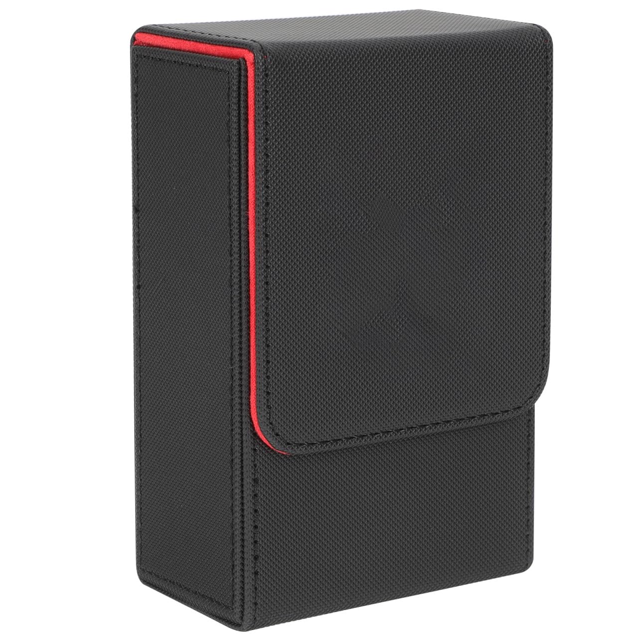 Cabilock 2pcs Tarot Card Box Tray Rectangular Desk Storage Box Portable Tarot Organizer Tarot Storage Case Tarot Deck Box Supplies Wiccan, Black Red, 13.7X8.6CM, Sport