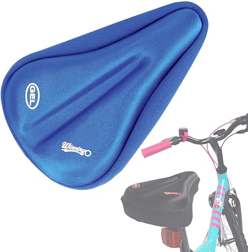 Miniatura 8 de WINNINGO Gel Kids Bike Seat Cushion Cover, Anti-Slip Child Bike Seat Cover Comfortable Adjustable Small Bicycle Saddle Pad, 9'' X 6''