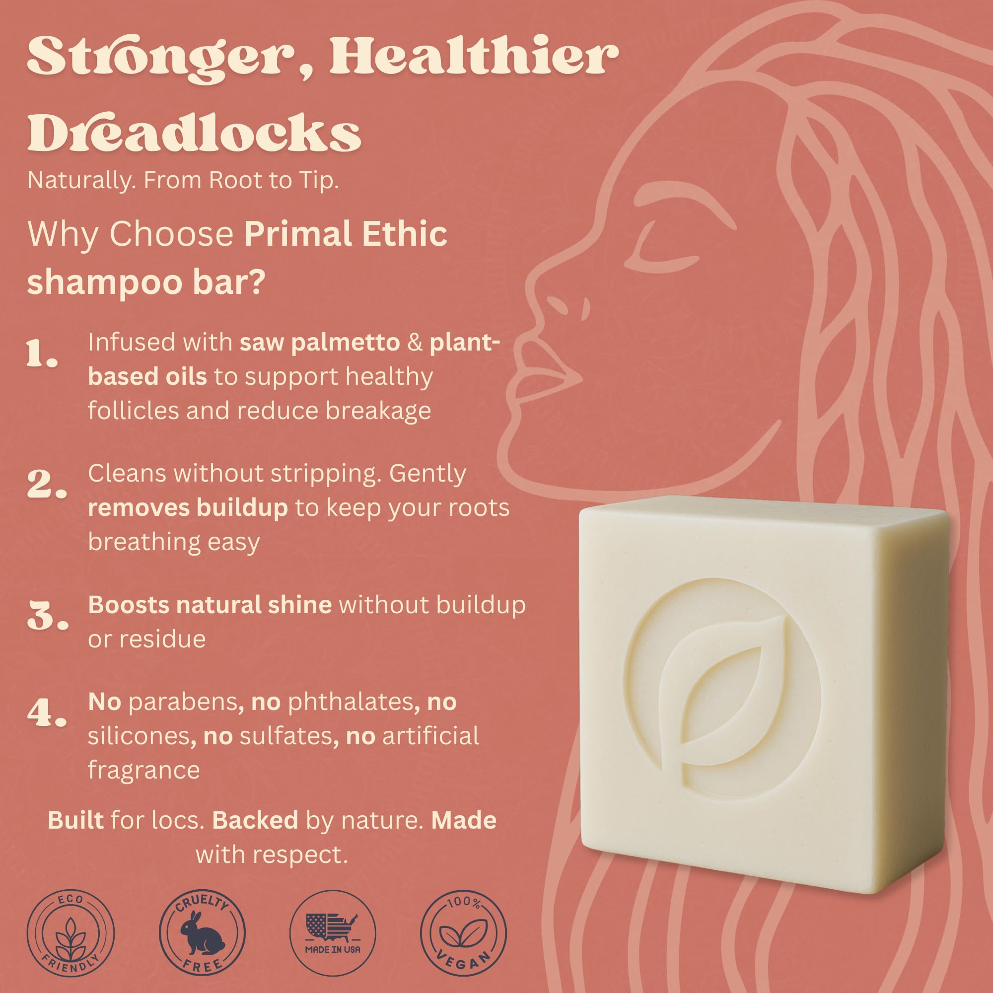 Shampoo Solido Vegano Per Rast: Shampoo Chiarificante Di Pachouli Senza Rifiuti, Ideale Per La Cura Dei Capelli Con Dreadlocks.