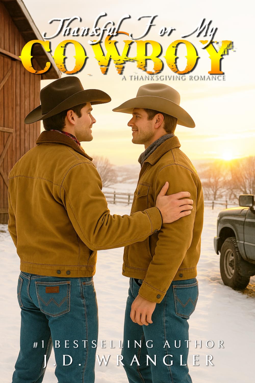 Thankful For My Cowboy: A MM Thanksgiving Romance