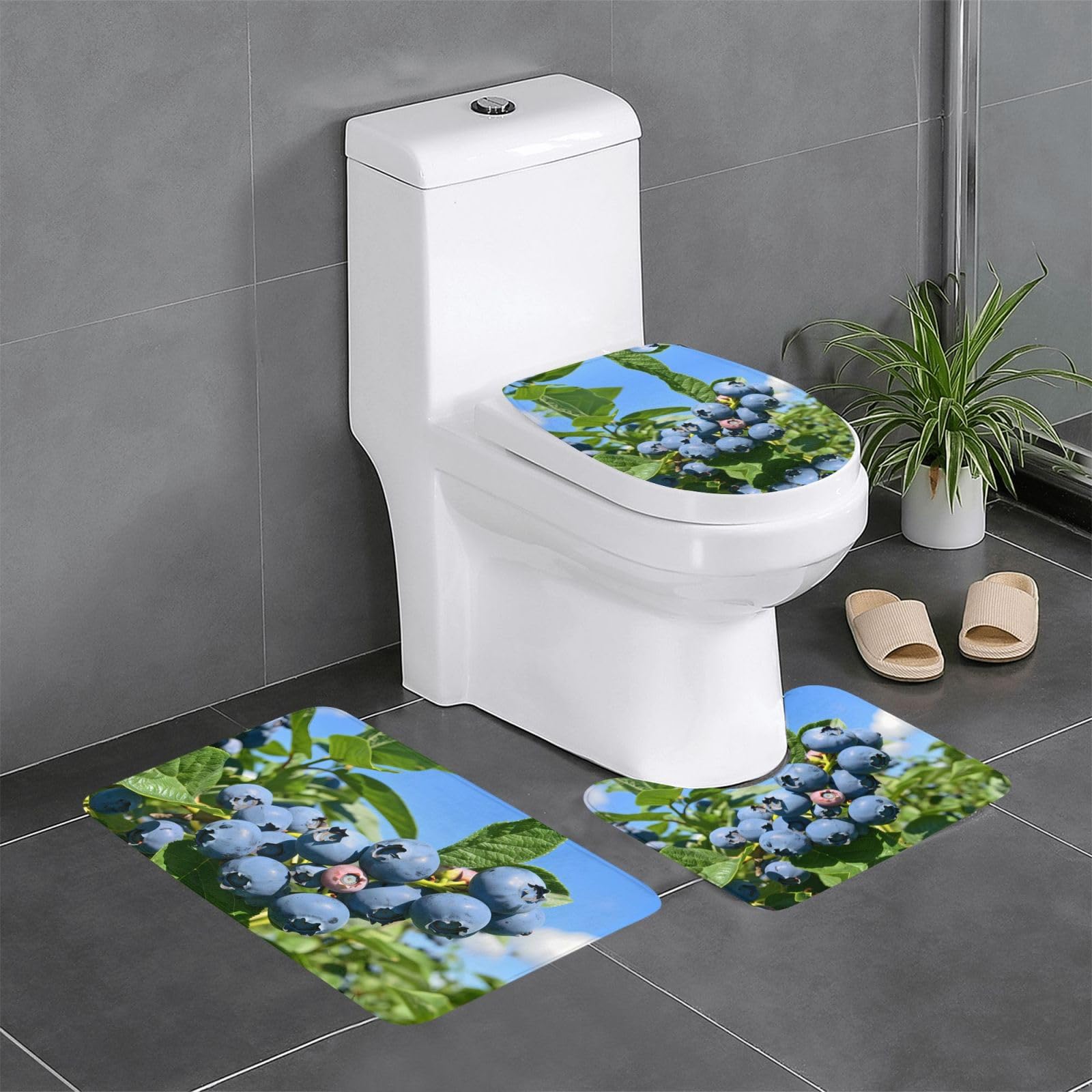 Tapis de salle de bain pour coiffeuse et toilettes confort matinal