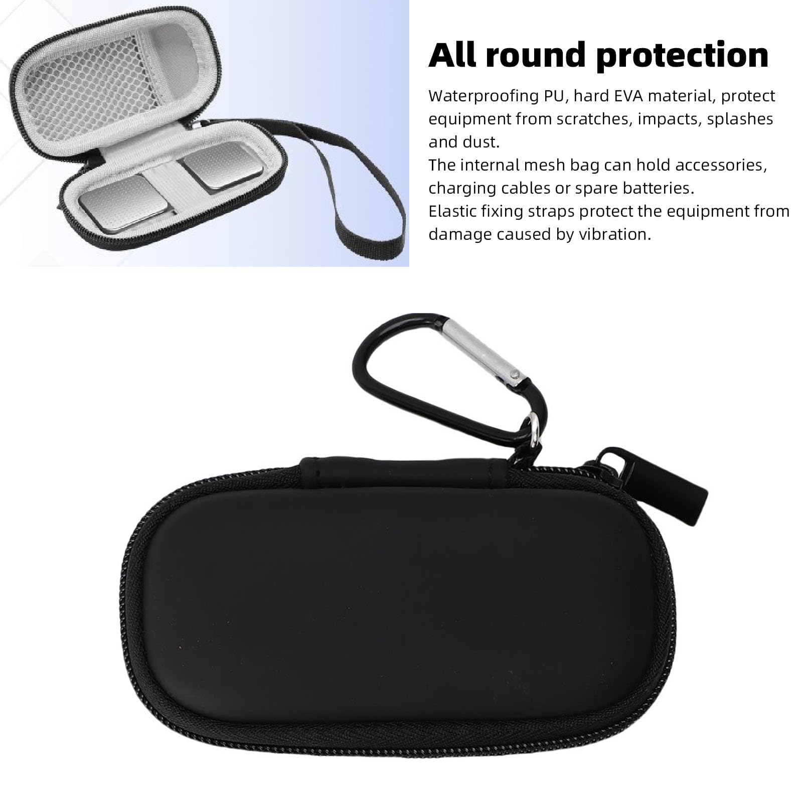LICAEVEY Case for Kardiamobile EKG Monitor, Hard Travel Case for Kardiamobile 6L /dla Monitora Kardia EKG, Obudowa Podróży Monitora Serca