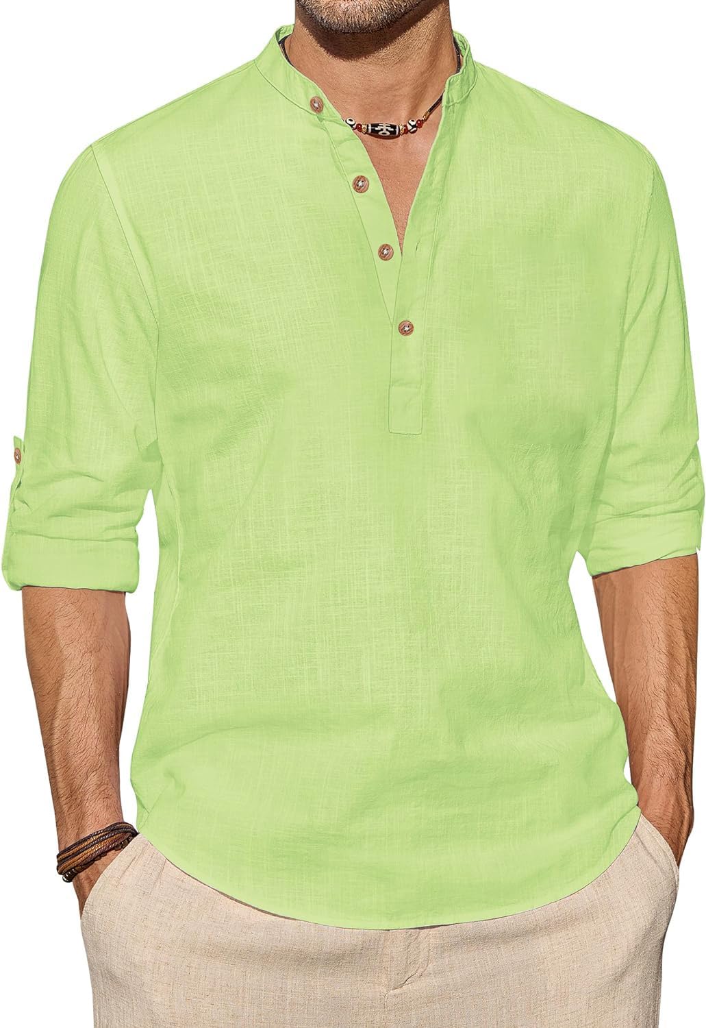 vida loca Slim Fit Full Sleeve Cotton Blend Kurta for Men Pack of 1-picture-22