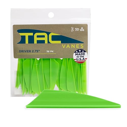 TAC Vanes 2.75" Driver Arrow Vanes | Archery Fletching for