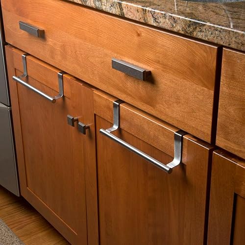 Miniatura 6 de Evelots Toallero, cocinabaño, paquete de 2 unidades, sobre la puerta, armario, acero inoxidable, fácil de instalar, sin herramientas