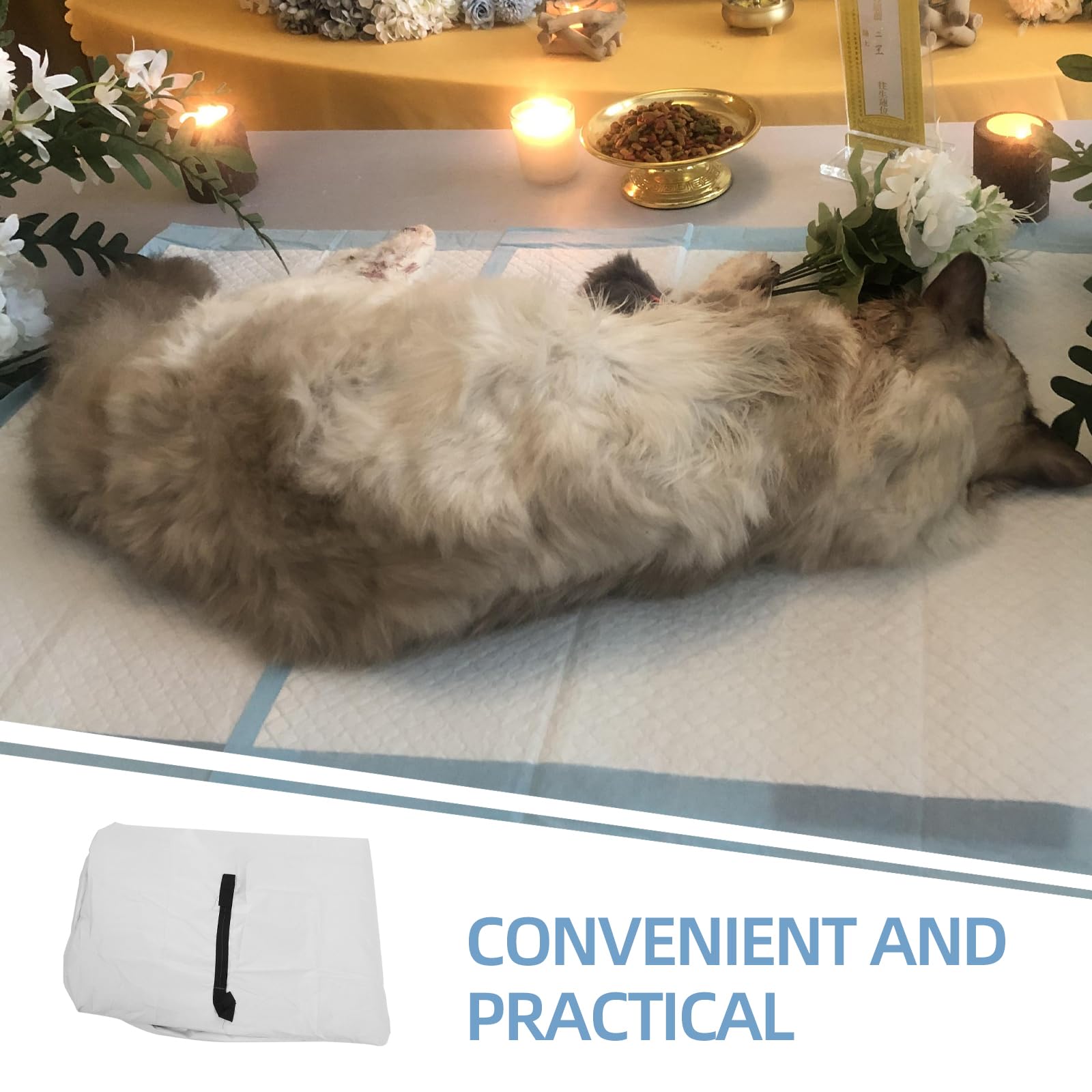 CLISPEED Sac mortuaire avec fermeture étanche pour animaux de compagnie, sac de couchage, sac de couchage, sac de couchage pour animaux de compagnie, sac de couchage pour les funérailles,