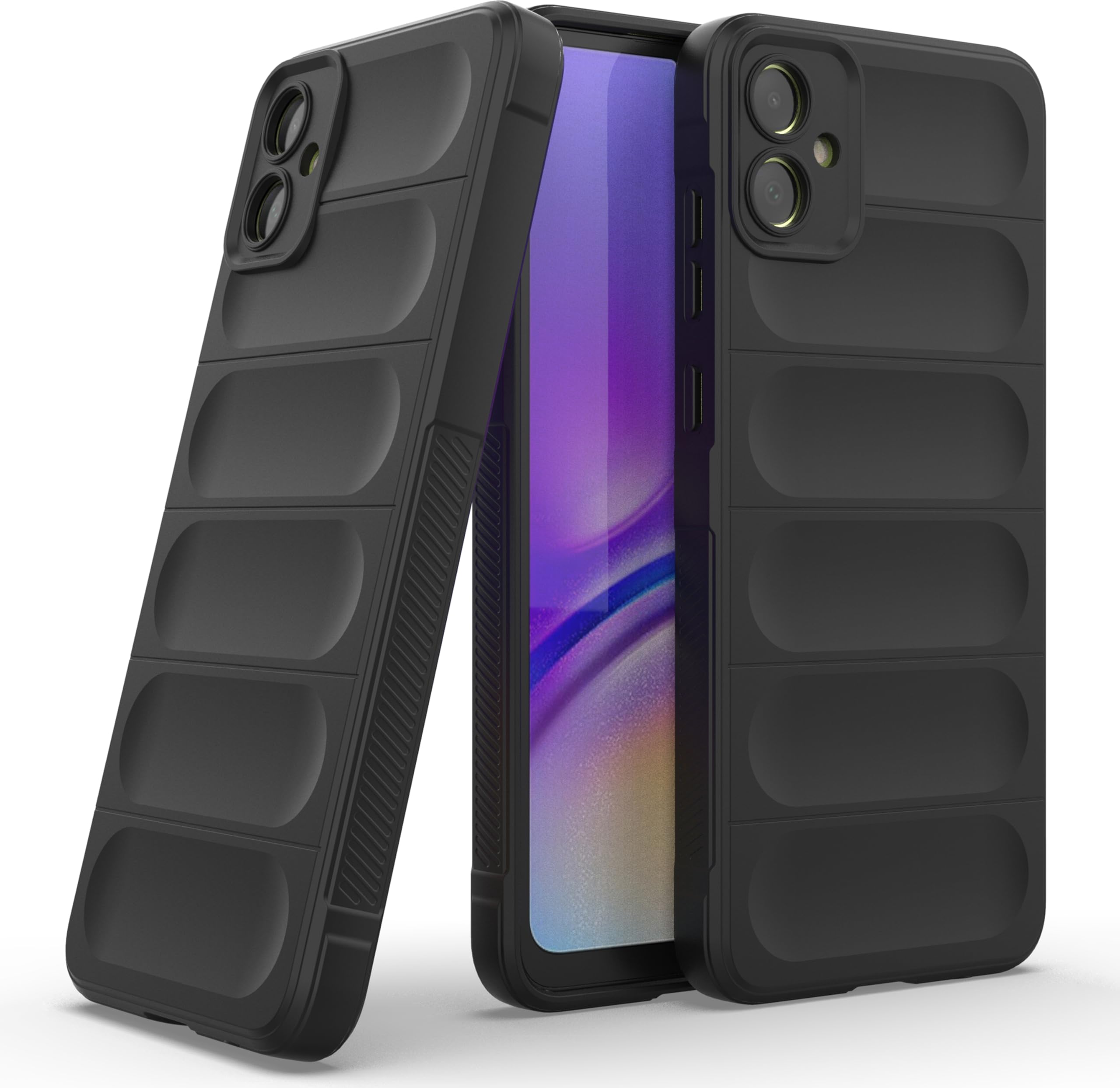 Designerz hub® Samsung Galaxy M05 Back Cover | Rubber Case with Soft Silicone + Smooth Surface Protective Back Case for Samsung Galaxy M05 - Black (B0DCVKX83W) Amazon Price History, Amazon Price Tracker