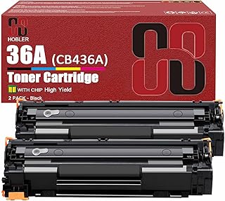 Cartuchos De Toner 36A Compatível Com Cartucho Toner Para HP 36A CB436A Funciona Com Impressoras Para HP LaserJet P1503 P1504 P1505 P1506 P1503n P1504n M1120 M1120n 2 Black Pack