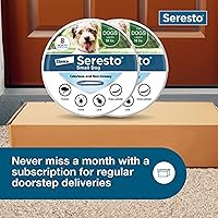 Vista 7 de Seresto Collar de Tratamiento y Prevención de Pulgas y Garrapatas Recomendado por Veterinarios para Perros Pequeños de Menos de 18 lbs. Paquete