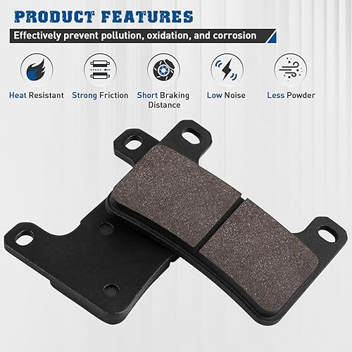 Miniatura 7 de Pastillas de freno delanteras y traseras para Suzuki GSXR 1000 2004 2005 2006, GSXR 600 2004 2005, GSXR 750 2004 2005