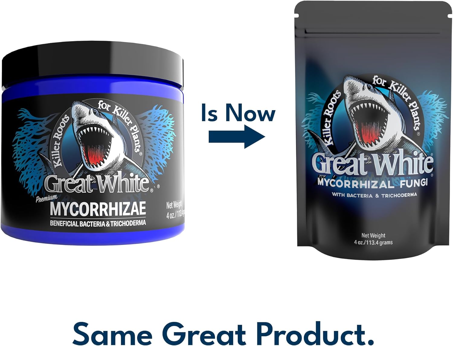Great White Mycorrhizal Fungi 4 oz, Beneficial Bacteria for Plant Growth, Root Stimulator, Concentrated 3-in-1 Formula by Plant Success