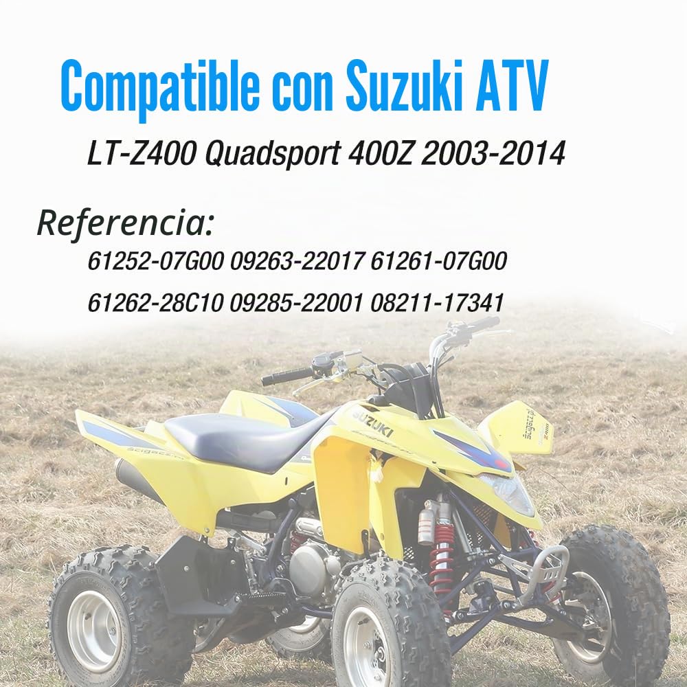 Kit de reparación de bujes de brazo oscilante trasero y sellos para Suzuki LTZ-400 Z400 Quadsport 400Z 2003-2014