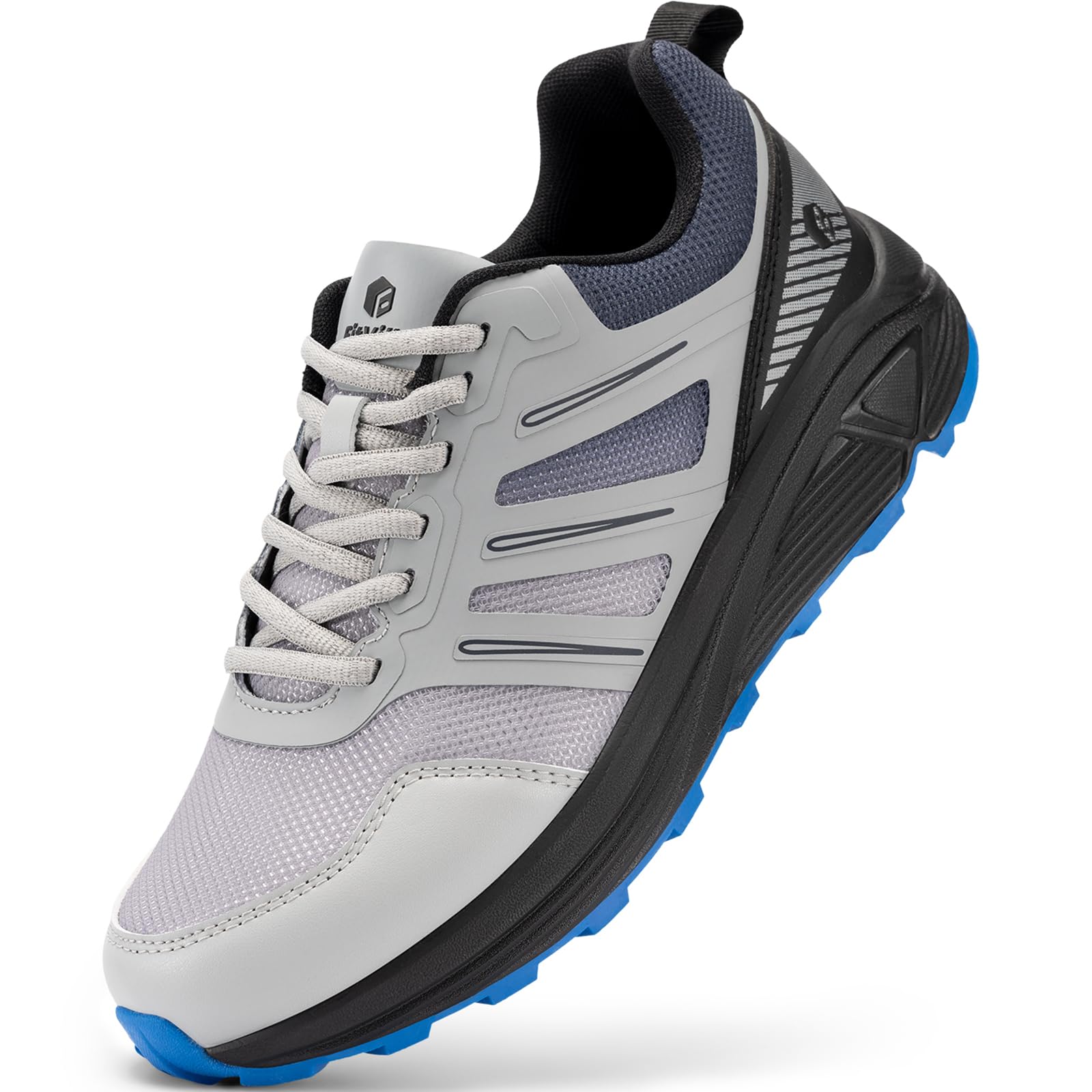 FitVille Laufschuhe Herren Extra Weite Traillaufschuhe Straßenlaufschuhe Breit Sneaker Leicht Sportschuhe Outdoor Schuhe Bequeme Fitnessschuhe Trekkingschuhe