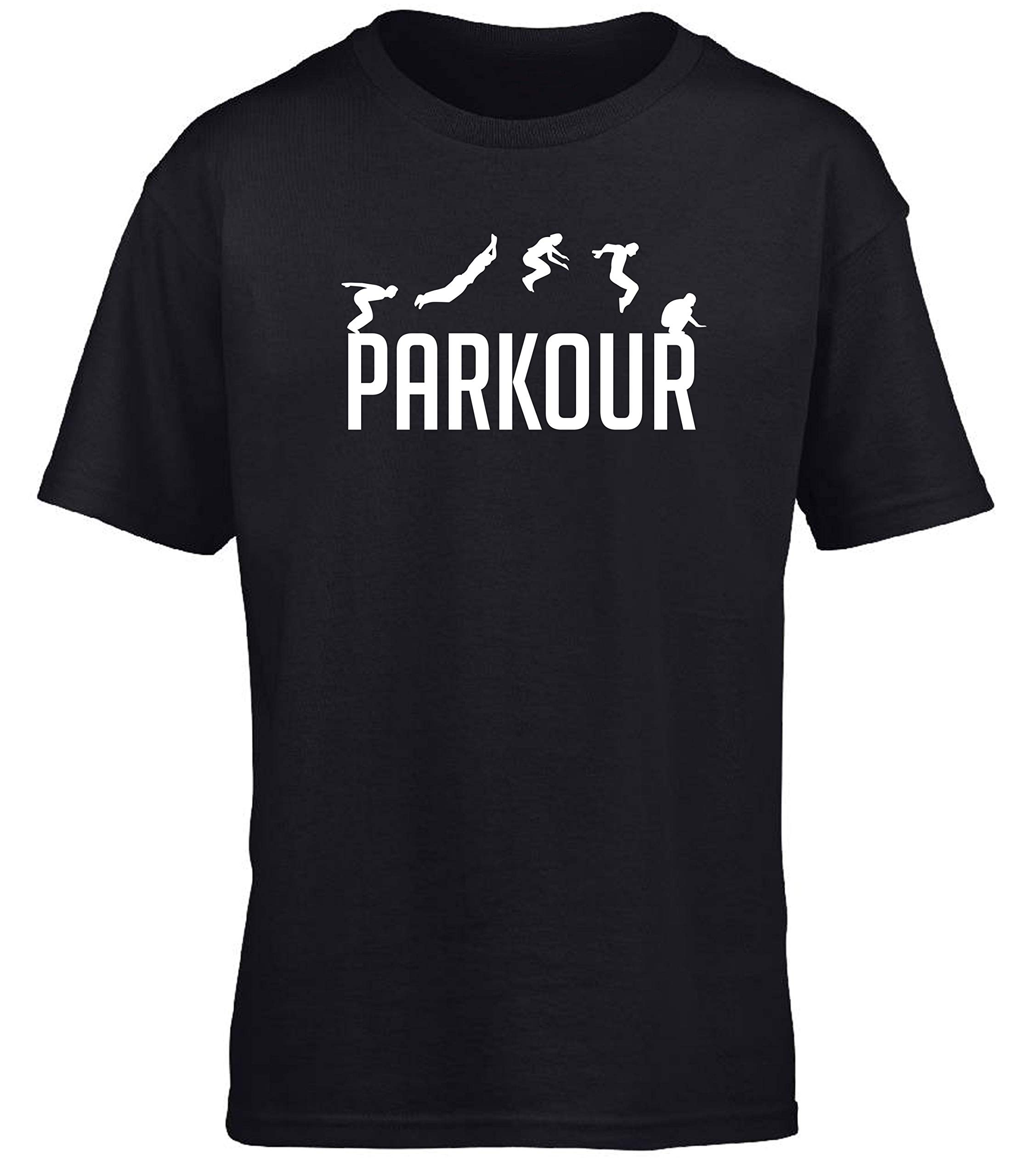 Hippowarehouse Parkour Kids Children's Short Sleeve t-Shirt