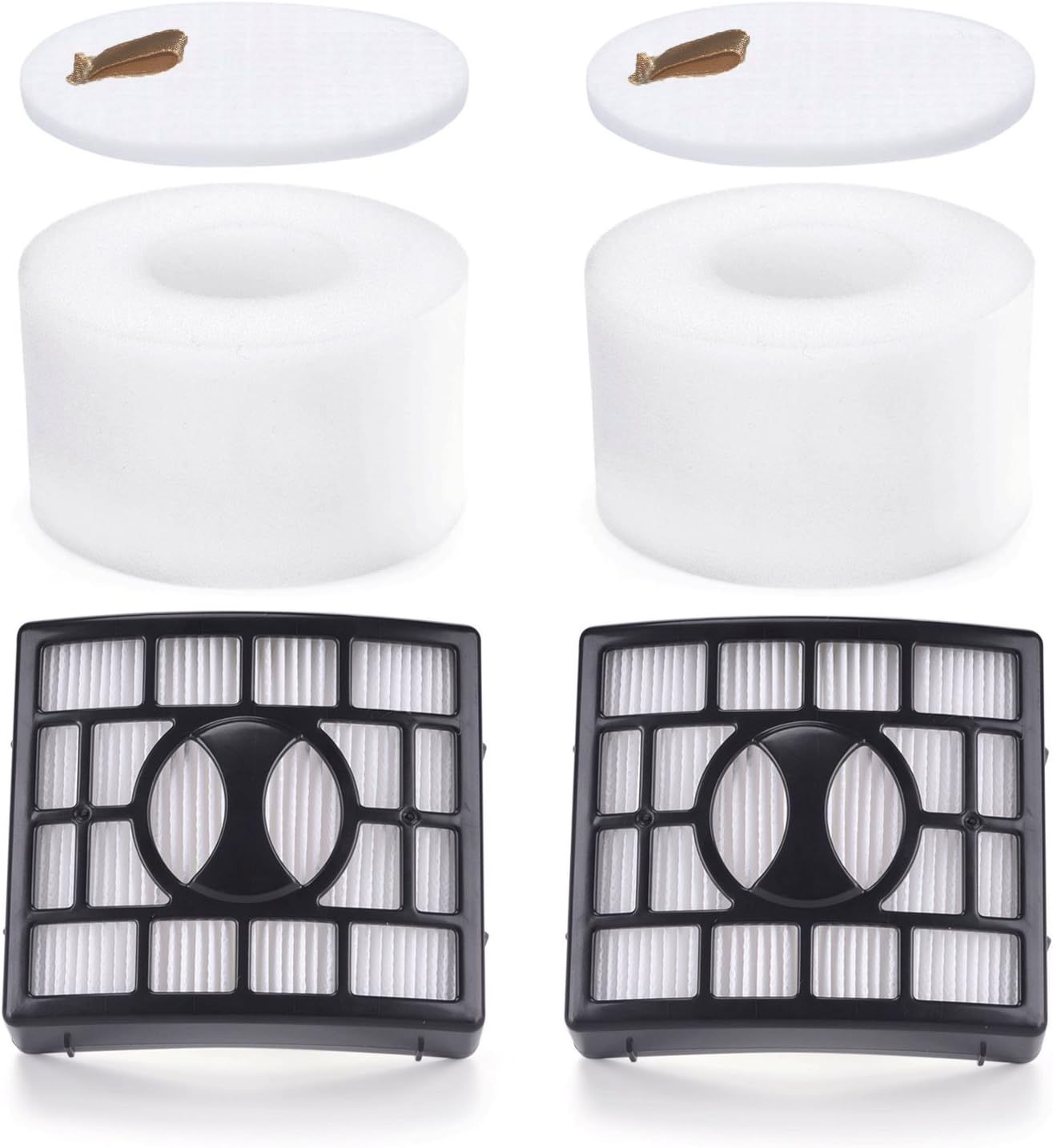 SOFTMATE NV680 Shark Replacement Filter Foam and HEPA Vacuum Cleaner Rotator Powered Lift-Away Speed parts For Shark NV680,NV683,NV681, NV682,NV800, NV800W, NV801,UV810